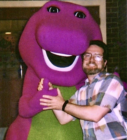 Jess with Barney