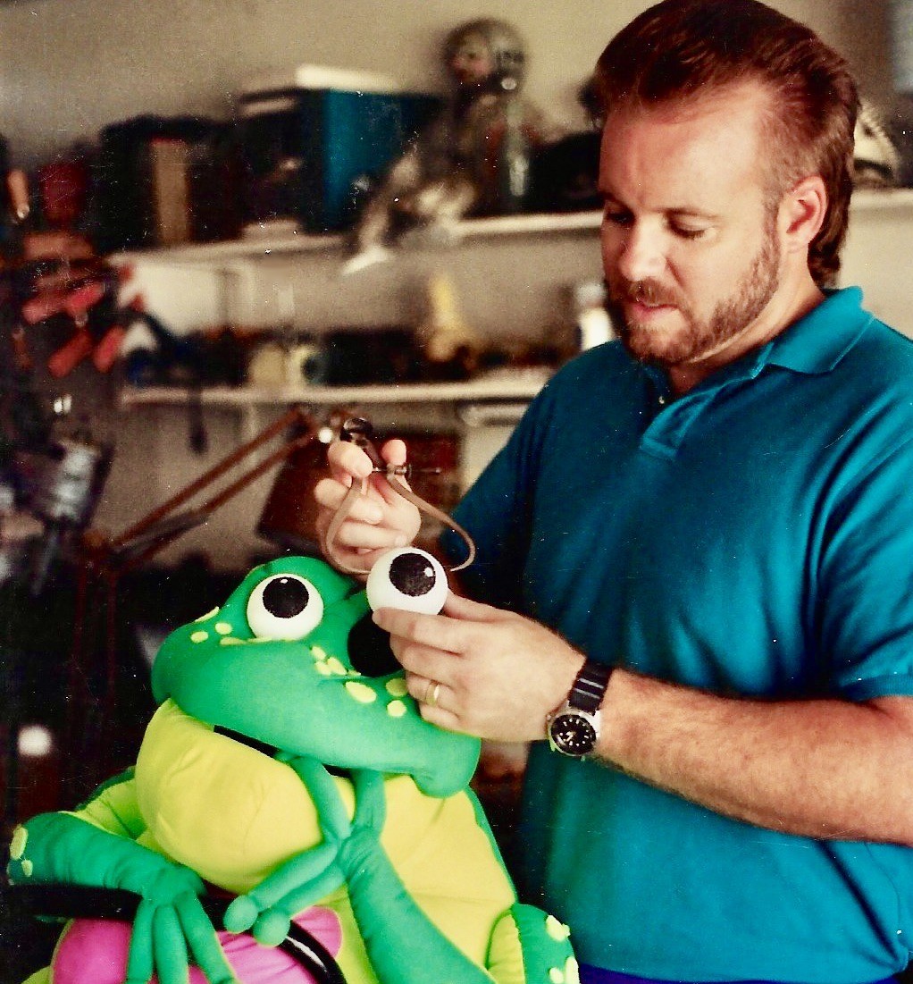 Behind the scenes photos from Barney and the Backyard Gang and Barney and Friends