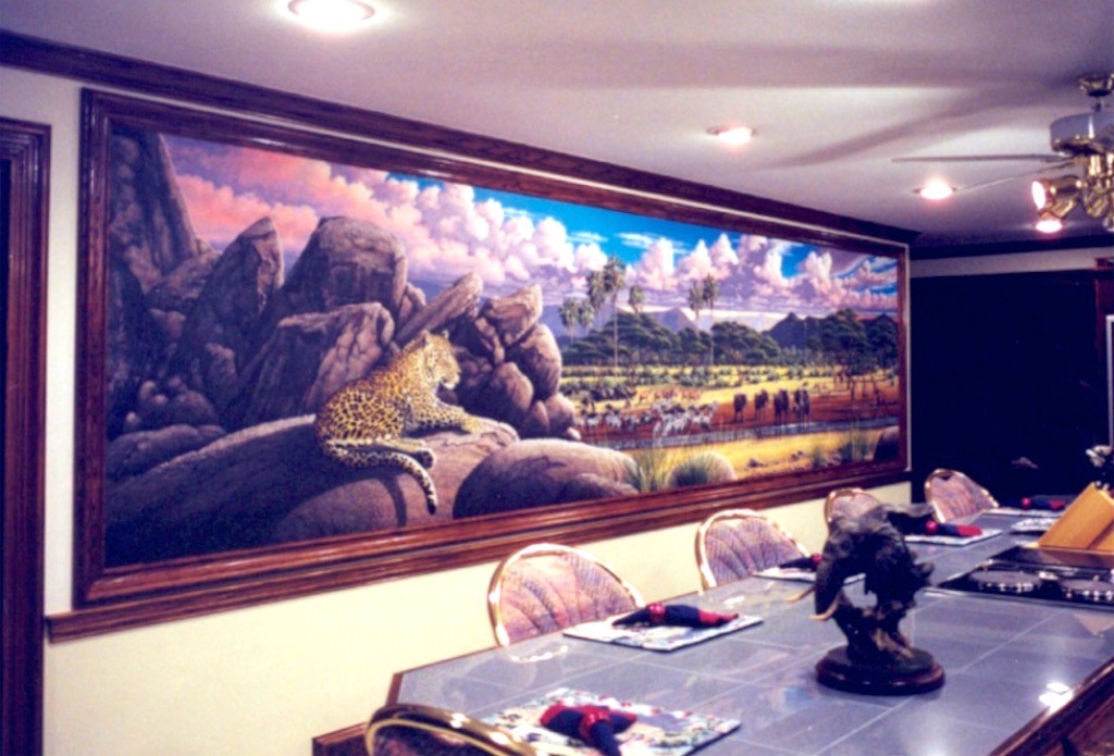 Private commissioned Wildlife Mural